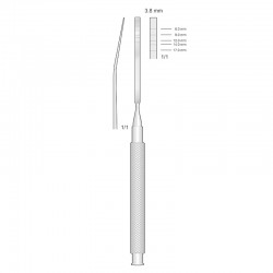 CINCEL CURVO DE 3,8MM